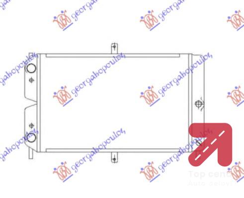 HLADNJAK MOTORA 1.1-1.3-1.5CC(48x32) LADA SAMARA L/B-SDN (1986-2006) (OEM: 2108130101220)