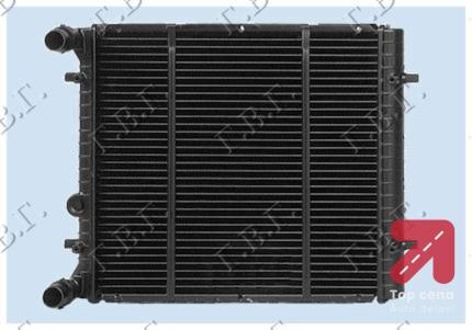 HLADNJAK MOTORA 1.4 - 1.6 MAN. - A/C (43x41.5x2.3 VW BORA (1998-2005) (OEM: 1J0121253AM, 1J0121253G)