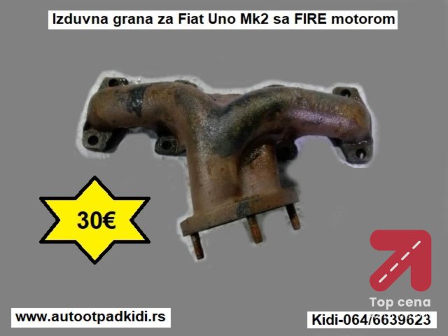 Izduvna grana za Fiat Uno Mk2 sa FIRE motorom
