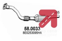 Katalizator ASSO 58.0033 - Audi a4 1.8