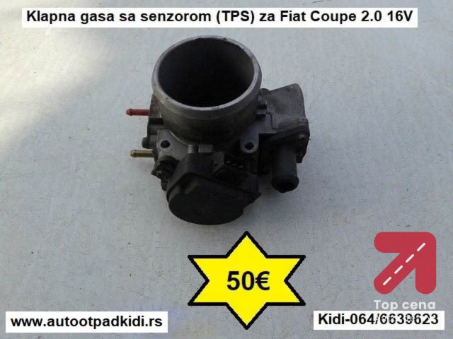 Klapna gasa sa senzorom (TPS) za Fiat Coupe 2.0 16V
