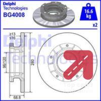 Kocioni disk DELPHI BG4114 - TOYOTA RAV 4