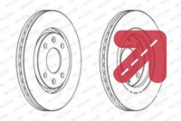 Kocioni disk FERODO DDF927 - SKODA OCTAVIA 1.9 TDI