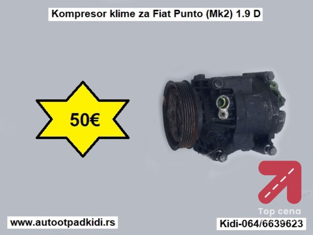 Kompresor klime za Fiat Punto (Mk2) 1.9 D
