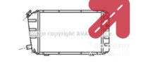 Kondenzator, klima-uredjaj AVA QUALITY COOLING SZ5075D - SUZUKI GRAND VITARA I