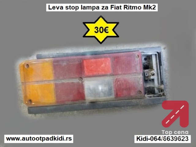 Leva stop lampa za Fiat Ritmo Mk2

