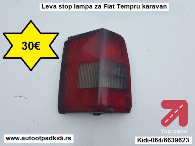 Leva stop lampa za Fiat Tempru karavan
