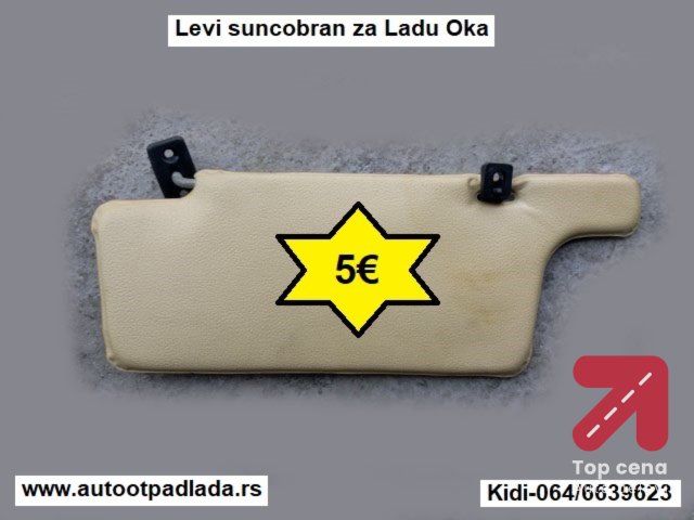Levi suncobran za Ladu Oka
