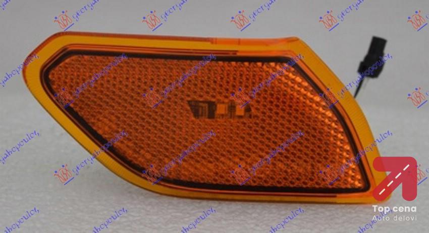 MIGAVAC U KRILU ZUTI Desna str. JEEP WRANGLER (2018-) (OEM: 68302120AB)