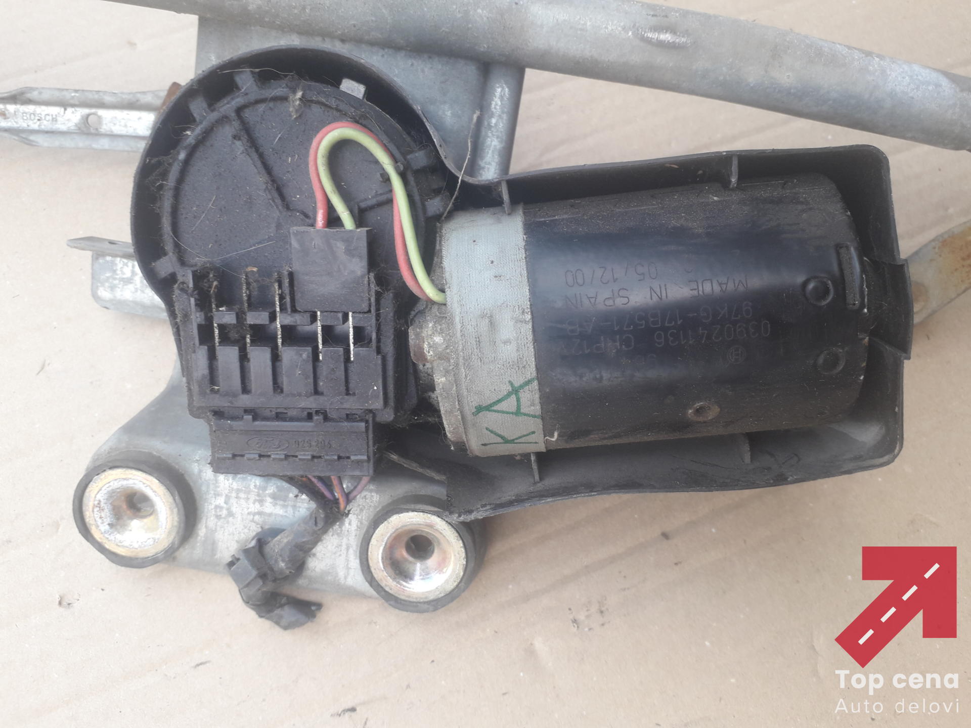 Motorce prednjeg brisaca Ford Ka