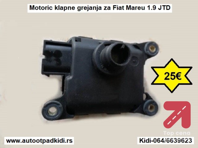 Motoric klapne grejanja za Fiat Mareu 1.9 JTD
