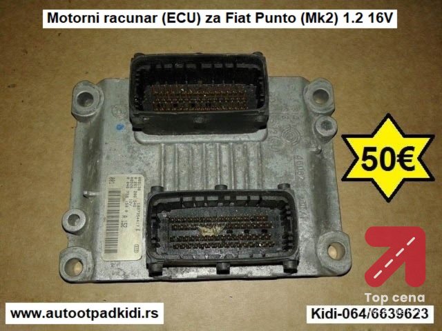 Motorni racunar (ECU) za Fiat Punto (Mk2) 1.2 16V
