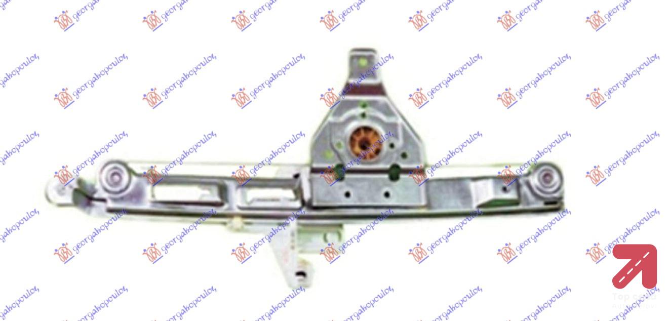 PODIZAC ZADNJEG PROZORA ELEKTRICNI BEZ MOTORA Leva str. BMW X3 (F25) (2011-2014) (OEM: 51357267103)