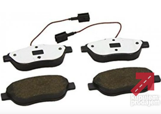 prednje kocione plocice Fiat idea, od 2004 - , modeli od 1.2 do 1.4