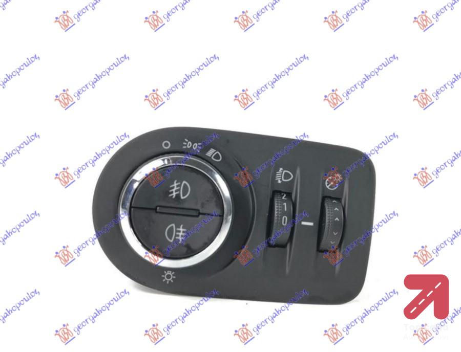 PREKIDAC FARA ELEKTRICNI (9 PIN) OPEL CORSA D (2006-2015) (OEM: 13310331)