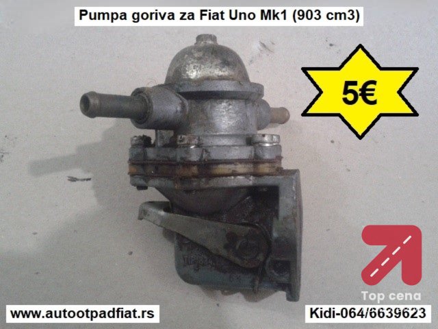 Pumpa goriva za Fiat Uno (Mk1) 903 cm3
