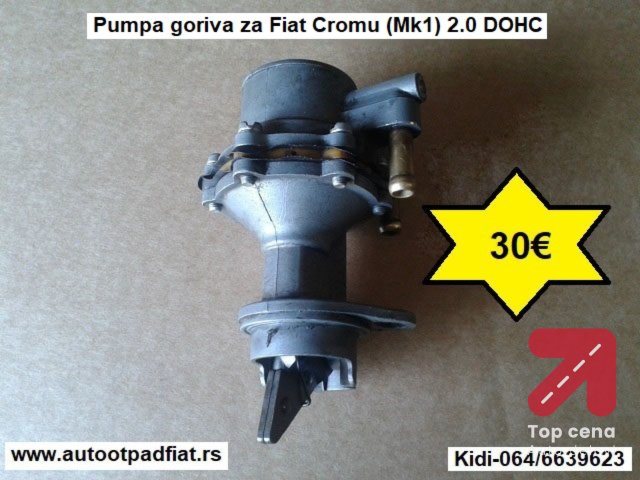 Pumpa za gorivo za Fiat Cromu (Mk1) 2.0 DOHC
