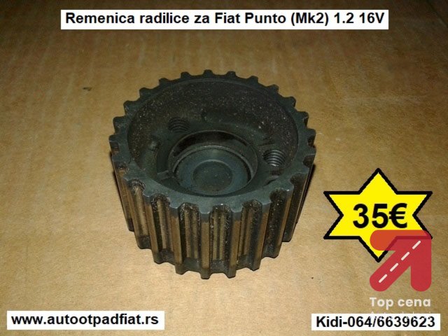 Remenica radilice za Fiat Punto (Mk2) 1.2 16V
