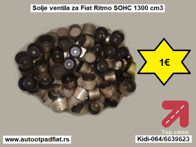 Solje ventila za Fiat Ritmo SOHC 1300 cm3
