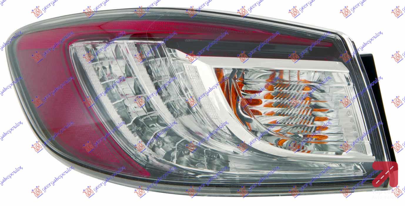 STOP LAMPA SPOLJASNJA LED 4 VRATA Leva str. MAZDA 3 SDN-H/B (BL) (2008-2013) (OEM: BBP3-51-160D, BBP351160D)