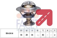 Termostat, rashladna tecnost FACET 7.8223S - SKODA OCTAVIA 1.9 TDI