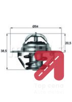 Termostat, rashladna tecnost MAHLE TX 15 87D - SKODA OCTAVIA 1.9 TDI