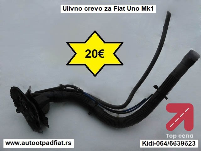 Ulivno crevo goriva za Fiat Uno Mk1

