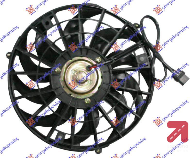 VENTILATOR A/C KOMPLET BENZIN - DIZEL 95 - OPEL CORSA B (1997-2000) (OEM: 1845043)