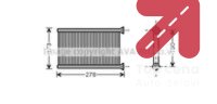 Ventilator, hladjenje motora AVA QUALITY COOLING BW7513 - BMW 3 1.6 316i