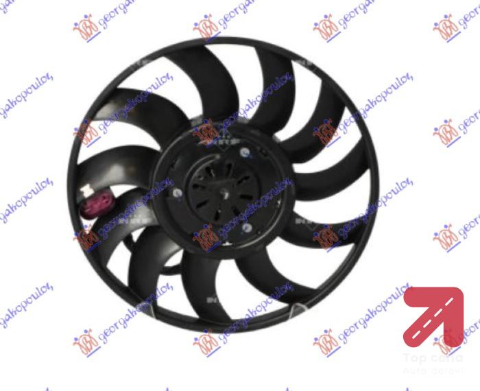 VENTILATOR (MOT+ELIS) (390MM) (4PIN) AUDI A8 (2013-2017) (OEM: 4H0959455AC, 4H0959455S)