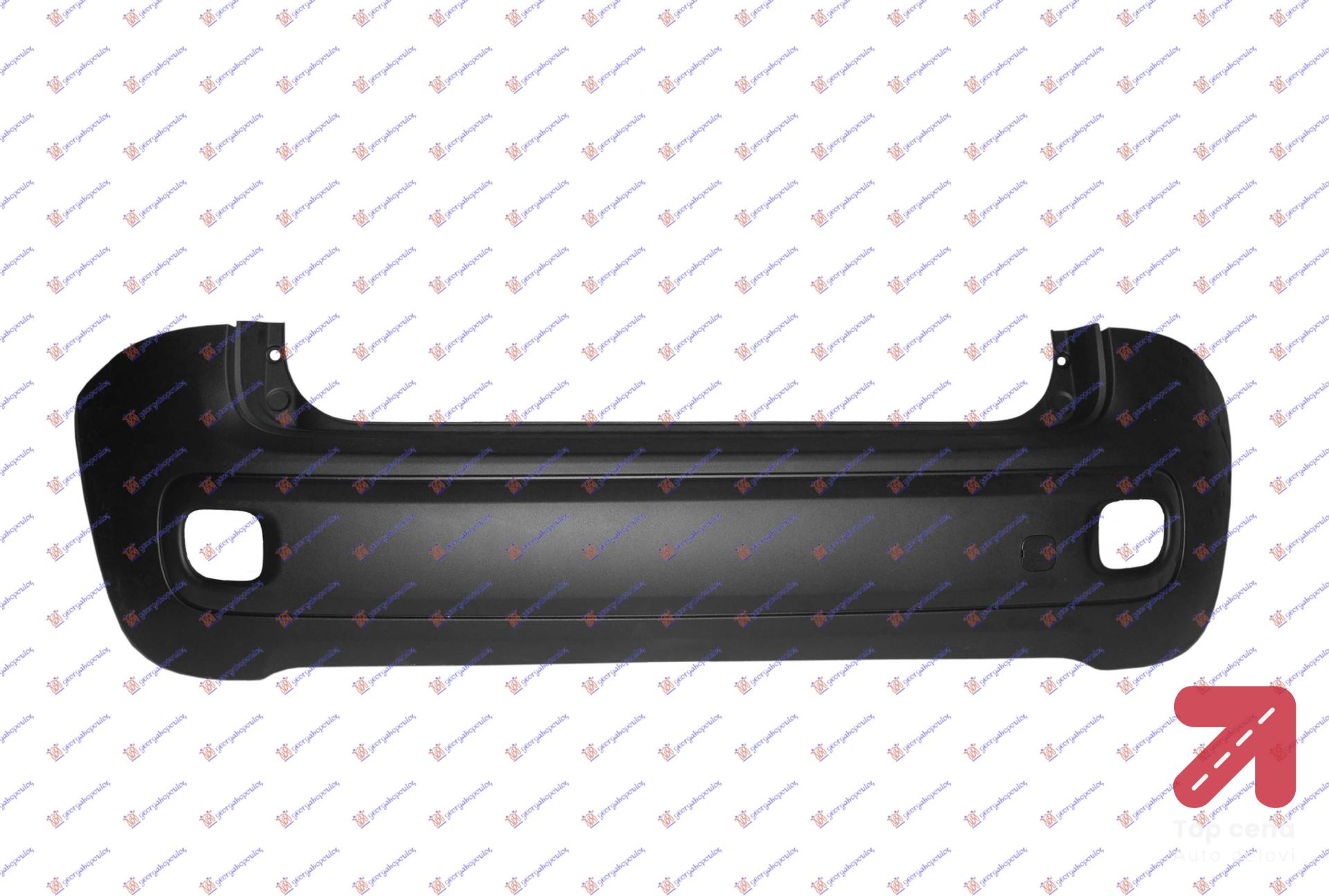 ZADNJI BRANIK CRNI HRAPAV FIAT PANDA NEW (2012-) (OEM: 735537016)