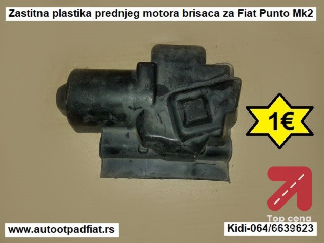 Zastitna plastika prednjeg motora brisaca za Fiat Punto Mk2
